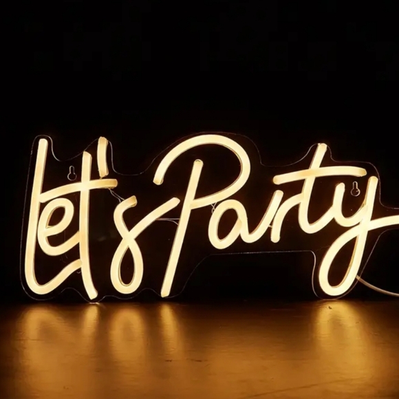 Let's Party Sign - Picture 2 of 4